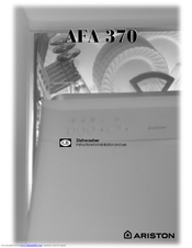 Ariston AFA 370 Instructions For Installation And Use Manual