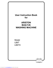 Ariston LB6TX User Instruction Book