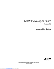 ARM Developer Suite Assembler Manual