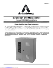 Armstrong EHU-704 Installation And Maintenance Manual