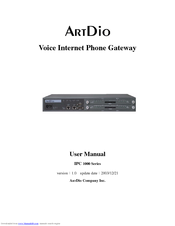 ArtDio IPP 1000 Series User Manual