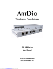 ArtDio IPS 1000 Series User Manual