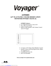 ASA Electronics Voyager AOM681 Owner's Manual