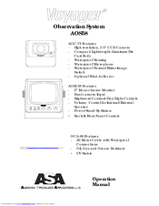 ASA Electronics Voyager AOS58 Operation Manual