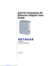 NETGEAR XAV101 - Powerline AV EN Adapter Bridge User Manual