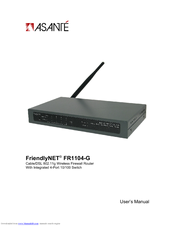Asante FriendlyNET FR1104-G User Manual
