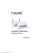 Asante FriendlyNET VR2004 Series User Manual