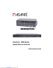 Asante IntraCore IC3548-2GT Getting Started Manual