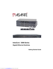 Asante IntraCore IC3524-2T Getting Started Manual