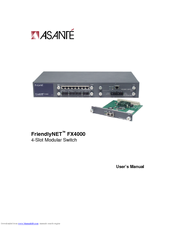 Asante FriendlyNET FX4000 User Manual