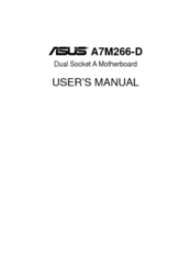 Asus A7M266-D User Manual