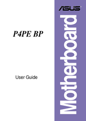 Asus Motherboard P4PE BP User Manual