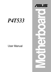 Asus P4T533 User Manual
