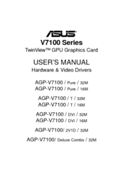 Asus AGP-V7100/T/16MB User Manual