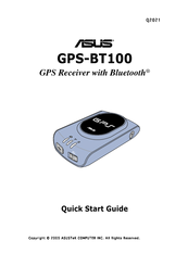 Asus GPS-BT100 Quick Start Manual