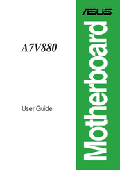 Asus Motherboard A7V880 User Manual