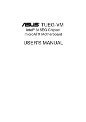 Asus TUEG-VM Motherboard 815EG User Manual