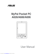 Asus A626 - MyPal - Win Mobile 6.0 312 MHz User Manual