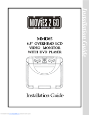 Audiovox Movies 2 Go MMD85 Installation Manual