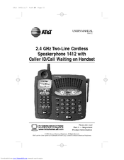 AT&T 1412 User Manual