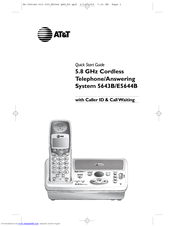 AT&T E5643 Quick Start Manual