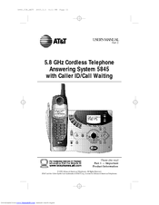 AT&T 5845 User Manual