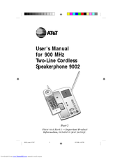 AT&T 9002 User Manual