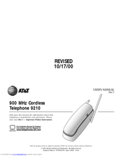 AT&T 9210 User Manual
