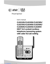 AT&T CL82859 User Manual