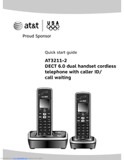 AT&T DECT AT3211-2 Quick Start Manual