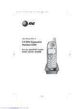 AT&T E2525 User Manual