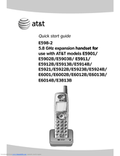 AT&T E598-2 Quick Start Manual