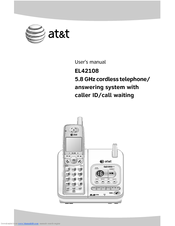 AT&T EL42108 User Manual