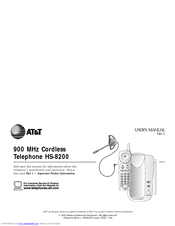 AT&T HS-8200 User Manual