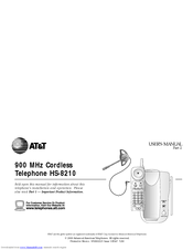 AT&T HS-8210 User Manual