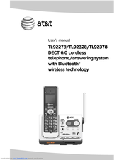 AT&T TL9278 User Manual