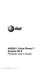 AT&T AUDIX Voice Power R3.0 User Manual