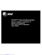 AT&T DEFINITY 8101 User Manual