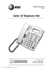 AT&T 962 User Manual