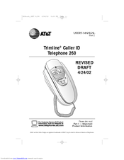 AT&T Trimline 260 User Manual