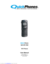 quickphones QuickPhones QA-342 User Manual