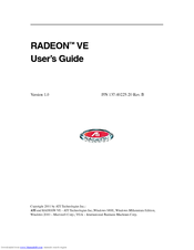 ATI Technologies RADEON VE User Manual