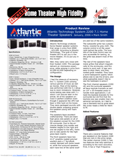 Atlantic Technology 2200 C Review Manual