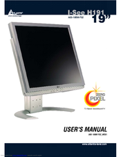 Atlantis Land A05-19BM-F02 User Manual