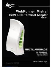 Atlantis Land WebRunner Mistral A01-IU1 Manual
