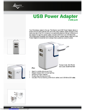 Atlantis Land USB Power Adapter A04-PAU02 Specifications
