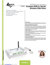 Atlantis Land WebShare A02-WS1 Specifications