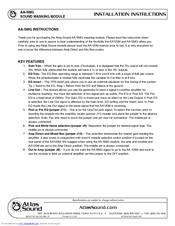 Atlas AA-SMG Installation Instructions