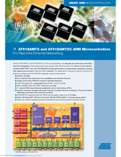Atmel AT91SAM7XC256 Specification Sheet
