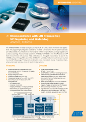 Atmel Microcontroller with LIN Transceiver ATA6602 Product Manual